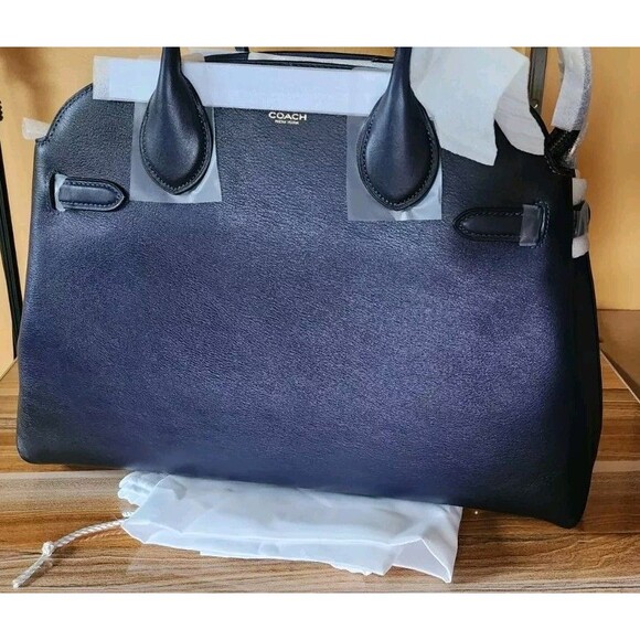 Coach Empire Carryall 40 Dark Navy Blue NWT - Picture 8 of 11